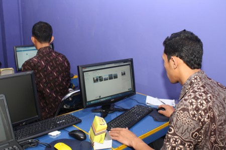 Suasana Pelatihan Web Design Dinas Kebudayaan dan Pariwisata Kabupaten Banjarnegara