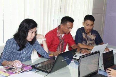 Peserta Pelatihan Instansi Berbasis Aplikasi SIMJAGA dari Bappeda Kota Tanjung Pinang