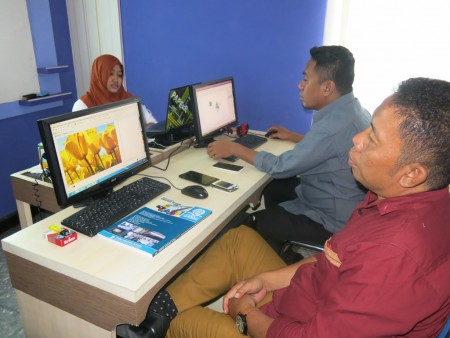 Pelatihan Design Grafis BKPPD Provinsi Gorontalo