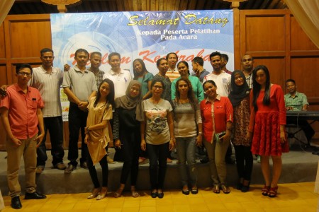Malam Keakraban Peserta Pelatihan SDM Ministério da Solidariedade Social (MSS) Republic Democratic Timor Leste