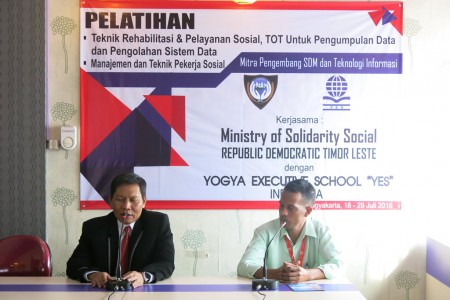 Pelatihan SDM MSS Timor Leste