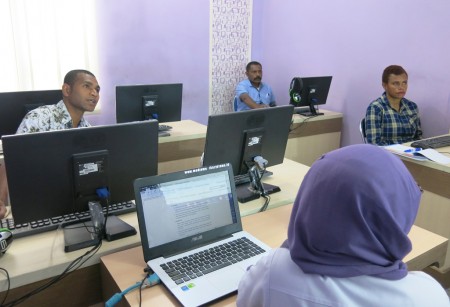 Pelatihan e-Government Badan Kepegawaian Daerah (BKD) Kabupaten Jayawijaya Provinsi Papua Maret 2017