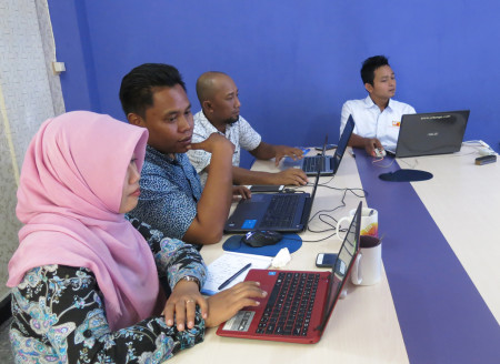 Pelatihan Teknologi Informasi Dinas Pertanian (DISTAN) Kabupaten Grobogan Provinsi Jawa Tengah Desember 2017