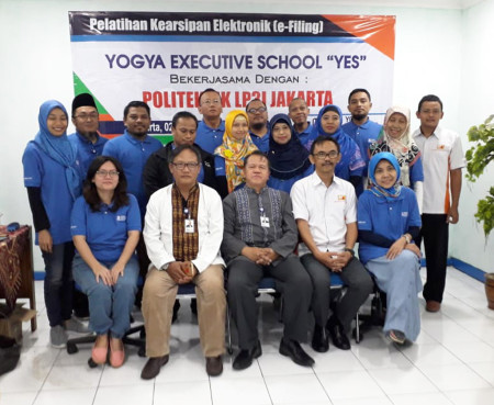 Inhouse Training Perkantoran Elektronik (E-OFFICE) Politeknik LP3i Jakarta Agustus 2018