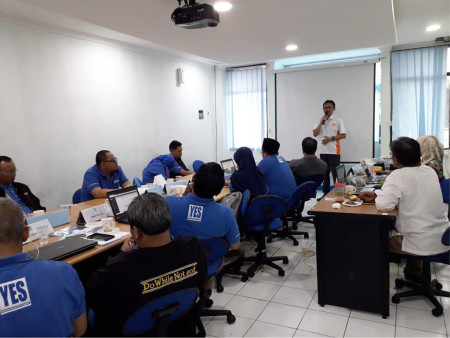 Pelatihan Perkantoran Elektronik (E-OFFICE) dengan materi Kearsipan Elektronik (E-FILING) Politeknik LP3I Jakarta Agustus 2018