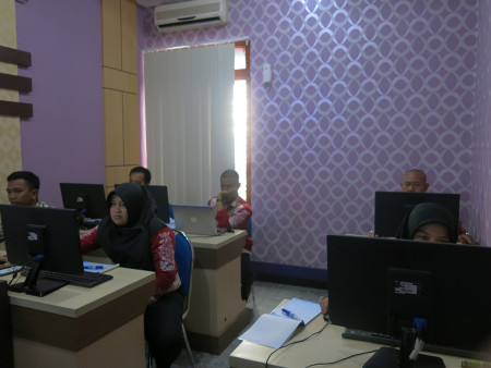 Pelatihan Sasaran Kerja Pegawai (SKP) Elektronik Dinas Pemberdayaan Masyarakat dan Desa Provinsi Kalimantan Tengah Juli 2019