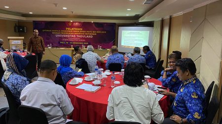 Pelatihan Pengembangan SDM Birokrasi Reformasi Program Pascasarjana Universitas Tadulako Palu Desember 2023