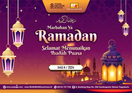 Manajemen dan Staf Yogya Executive School “YES” mengucapkan “Selamat Menunaikan Ibadah Puasa Ramadhan 1445 H”