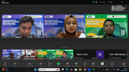 Pelatihan Smart Digital Branding dengan Zoom Meeting BKK Kelas I Banten Juni 2025